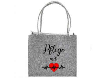 Filztasche "Pflege"