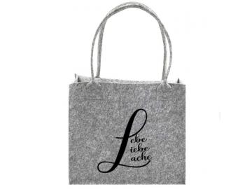 Filztasche "Lebe..."