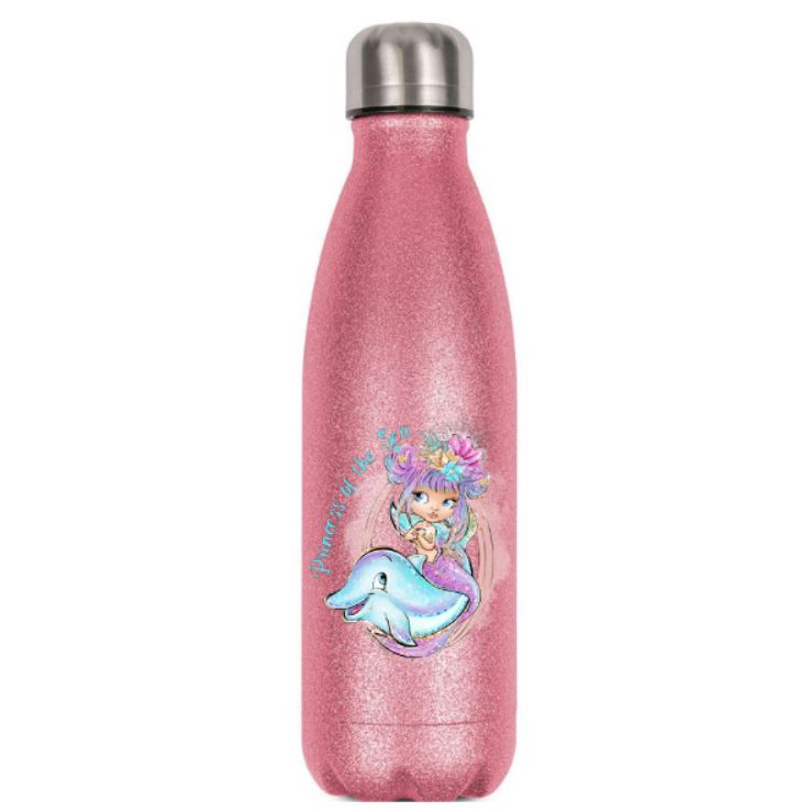 Glitzerflasche "Delfin"