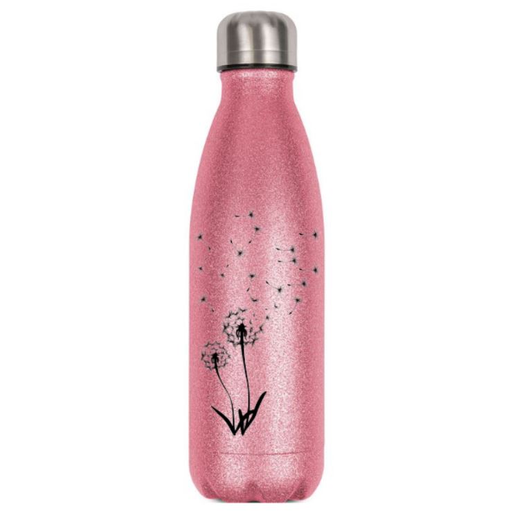 Glitzerflasche "Pusteblume"